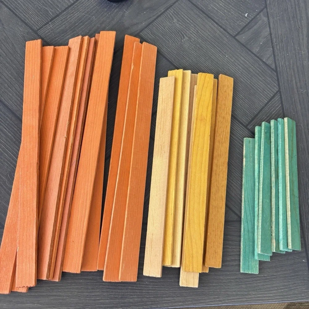 VTG 1986 Playskool Original Lincoln Logs 162 Piece Set, Actual 160 Pieces